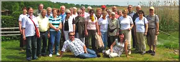 Deutsche touristische Gruppe in Masuren